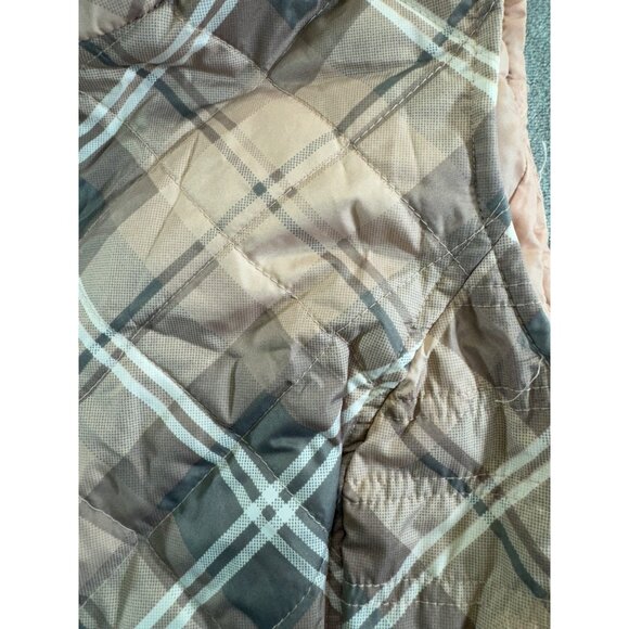 Christopher & Banks womens large Vest pink and grey zip up and pockets - Picture 11 of 12